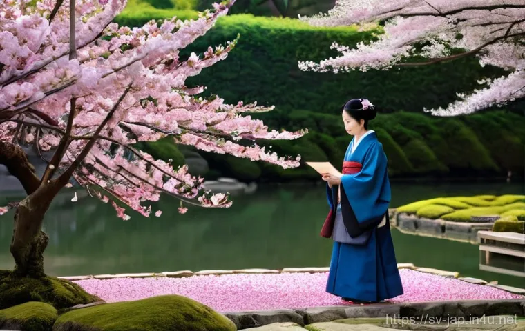 고대 일본어 특징 - **Prompt:** A serene scene in an ancient Japanese calligraphy studio during the Heian period. A fema...